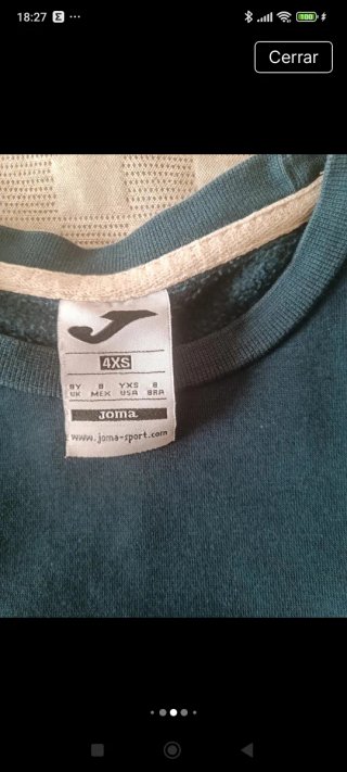 Sudadera Joma Talla 8