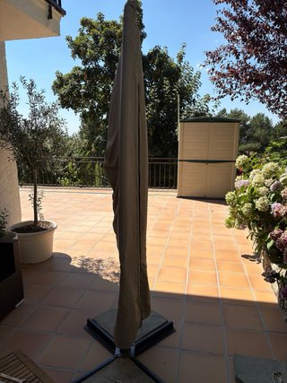 Sombrilla Terraza Nateria 3x3 Beige