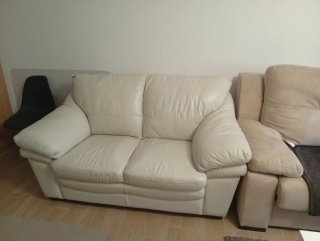 Sofá de polipiel