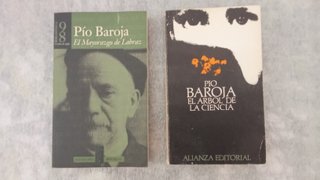 lote de dos libros de Pío Baroja