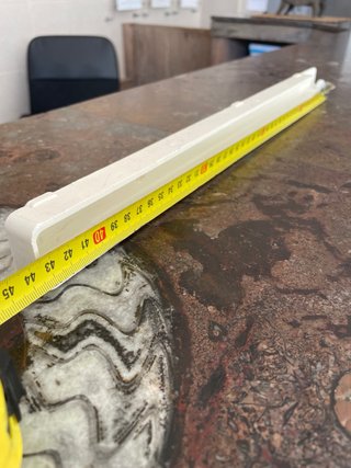 Guía plástica cajonera cocina