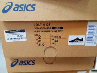 Zapatilla Asics jolt 4 talla 33,5