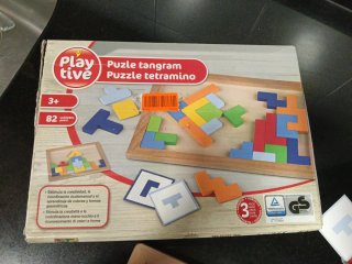 Puzzle Tangram Madera