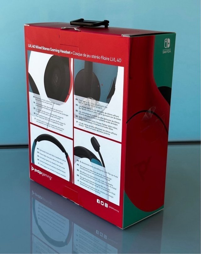 Cascos Gaming Nintendo Switch LVL 40