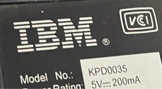 Teclado Vintage IBM RT3200 Space Saver II