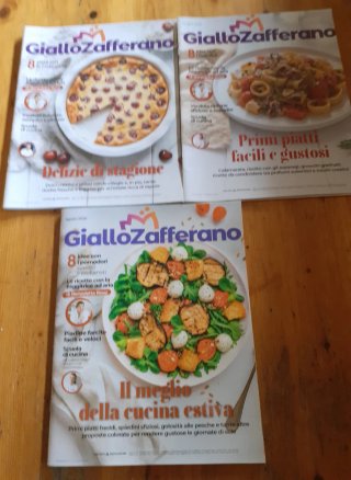 Set di 15 Riviste di "Giallo Zafferano"