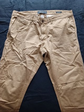 Pantalón chino Angelo Litrico marrón Talla M