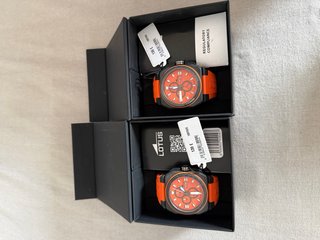 Reloj Lotus 18976/6 Naranja y Negro