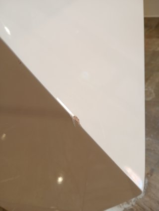 Mesa comedor cristal + 4 sillas