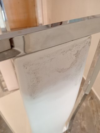 Mesa comedor cristal + 4 sillas