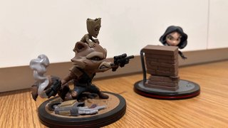 Figuras Q-Fig Marvel, Rocket&Groot y Jessica Jones
