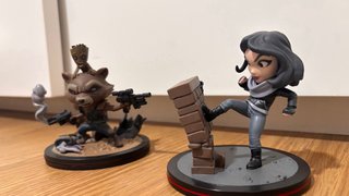 Figuras Q-Fig Marvel, Rocket&Groot y Jessica Jones