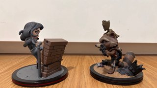 Figuras Q-Fig Marvel, Rocket&Groot y Jessica Jones