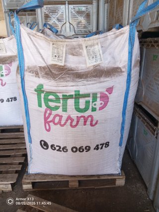 Abono orgánico peletizado