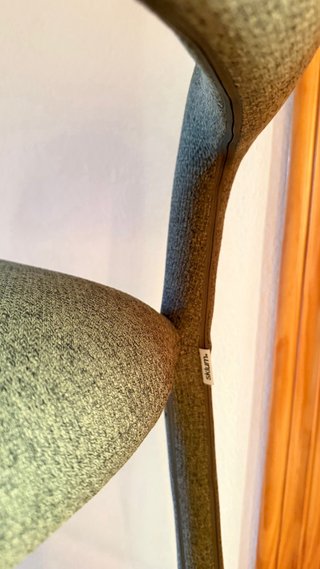 Taburete tapizado SKLUM verde