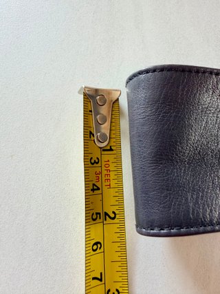 Cinturón Aigner Piel Gris Vintage 80s