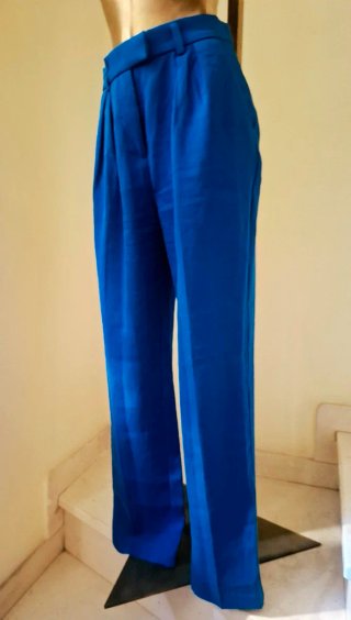 Pantaloni blu elettrico tg. 42