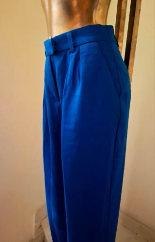 Pantaloni blu elettrico tg. 42