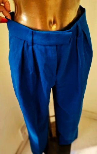 Pantaloni blu elettrico tg. 42