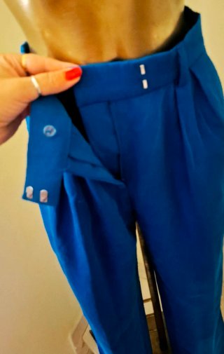 Pantaloni blu elettrico tg. 42