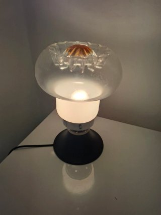 Lampada vintage vetro e metallo