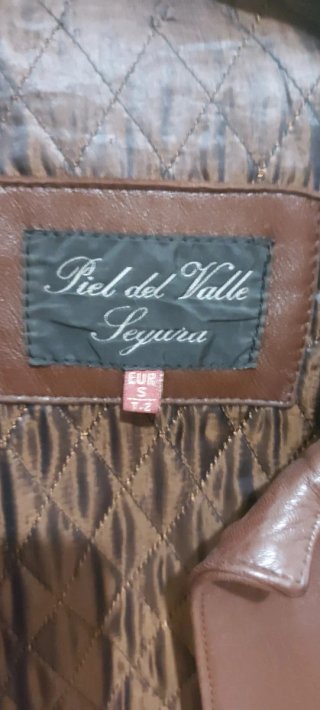Chaqueta de Piel Marrón