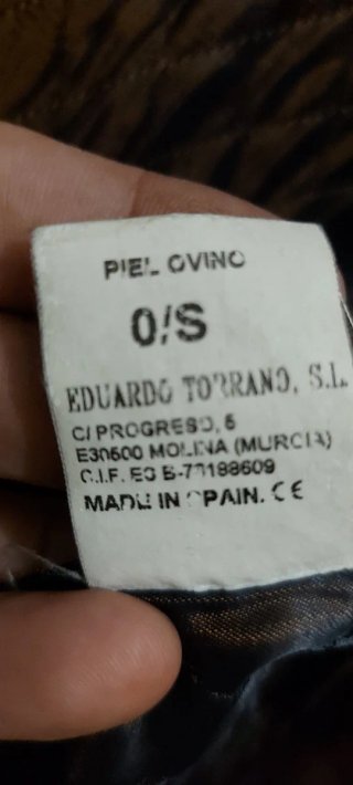 Chaqueta de Piel Marrón