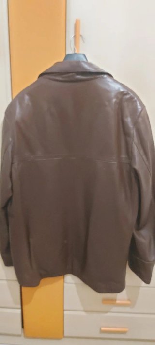 Chaqueta de Piel Marrón