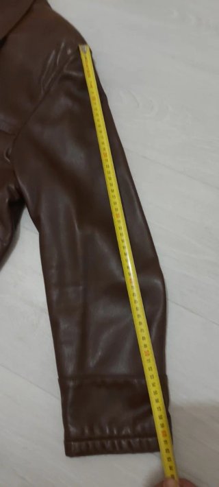 Chaqueta de Piel Marrón