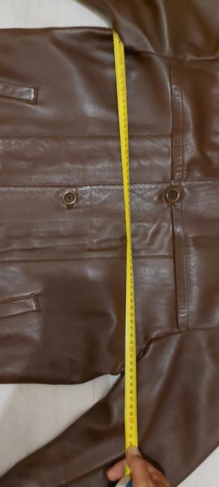 Chaqueta de Piel Marrón
