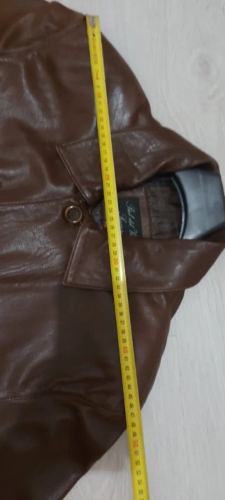 Chaqueta de Piel Marrón