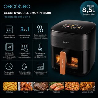 Freidora de aire Cecotec Cecofry & Grill Smokin’