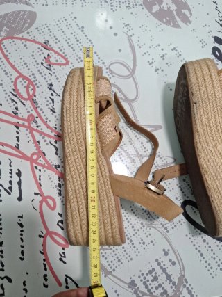 Sandalias con plataforma Tommy Hilfiger Beige