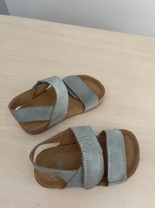 Sandalias H&M azul grisaceo talla 20/21