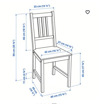 Sillas comedor Ikea PINNTORP (4 unidades) 10€ c/u