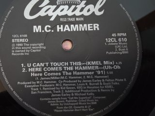 MC Hammer Here Comes The Hammer Vinilo