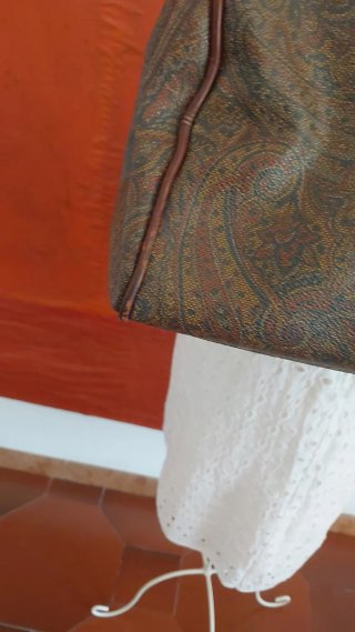 Borsa JH Vintage Paisley Marrone Multicolor