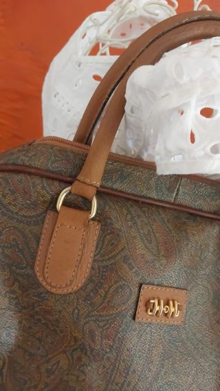 Borsa JH Vintage Paisley Marrone Multicolor