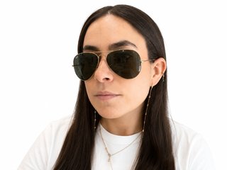 Gafas de Sol Ray-Ban Aviador RB3025 Doradas