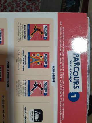 Libros de Francés 1° ESO PARCOURS pour le collège