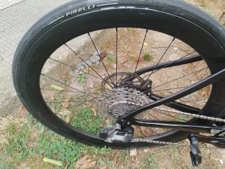 Bicicleta Pinarello Negra talla M.