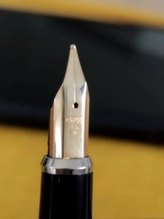 Pluma Plata Oro + Bolígrafo cross