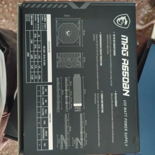 Scatola vuota per alimentatore MSI MAG A650BN