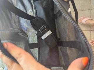 Bolso transparente Alo negro