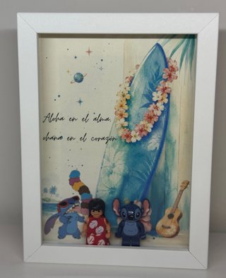 Cuadro decorativo de Stitch