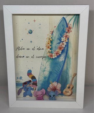 Cuadro decorativo de Stitch