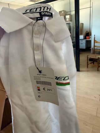 POLOS NUEVOS LOGO DECIMAS TENTH STAFF,talla L/XL