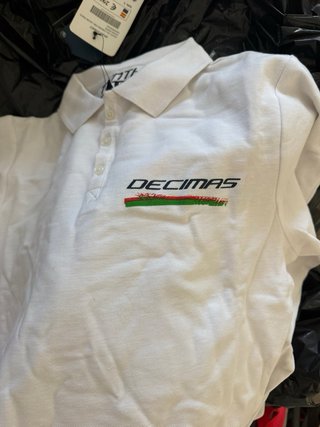 POLOS NUEVOS LOGO DECIMAS TENTH STAFF,talla L/XL