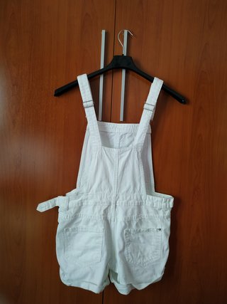 Peto corto blanco vaquero