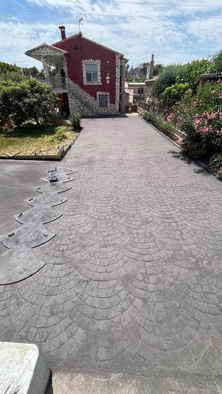 Hormigón impreso